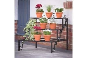 Nayab® Step Style 6 Pot Rectangular Flower Planter Display Plant