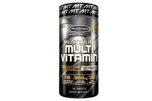 Muscletech Essential Series Platinum Multivitamin (18 Vitamins & Minerals, 865mg Amino Support) - 90 Tabs