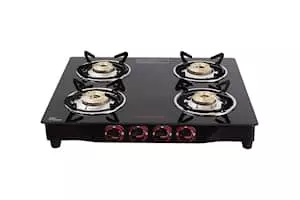 Butterfly Smart Glass 4 Burner Gas stove