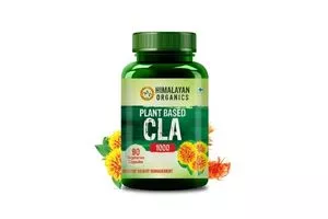 Himalayan Organics Plant-Based Cla 1000 Fat Burner Supplement