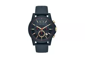 Armani Exchange Mens Chronograph Synthetic Watch