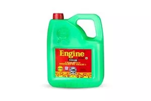 Engine Brand Kachi Ghani Agmark Grade - 1 Mustard Oil - 5L Jar