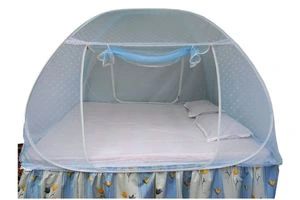 Healthy Sleeping Foldable Polyester Double Bed Mosquito Net