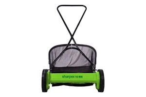 Sharpex Push Manual Lawn Mower with Grass Catcher