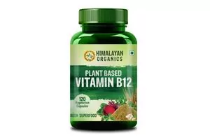 Himalayan Organics Plant Based Vitamin B12-120 Veg Capsules