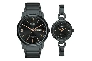 Timex Analog Black Dial Unisexs Watch