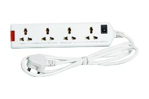 Havells 10V Heavy Duty 6A Four-Way 2400W Extension Board